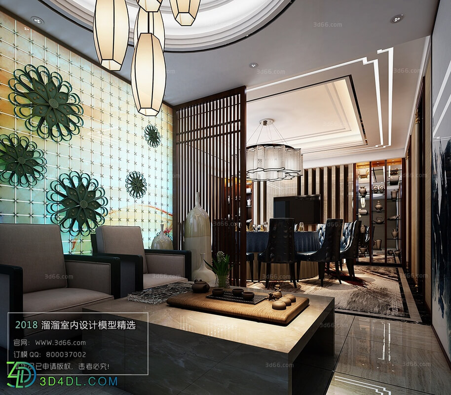 3D66 2018 Chinese Style Room Space C021